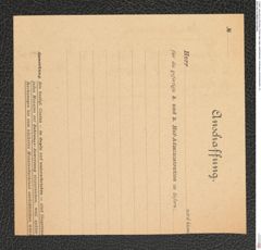 k.k. naturhistorisches Hofmuseum, Intendanzakten 1885-1896 (Hauer), Aktenzahl Z.524/1891, Seite 2